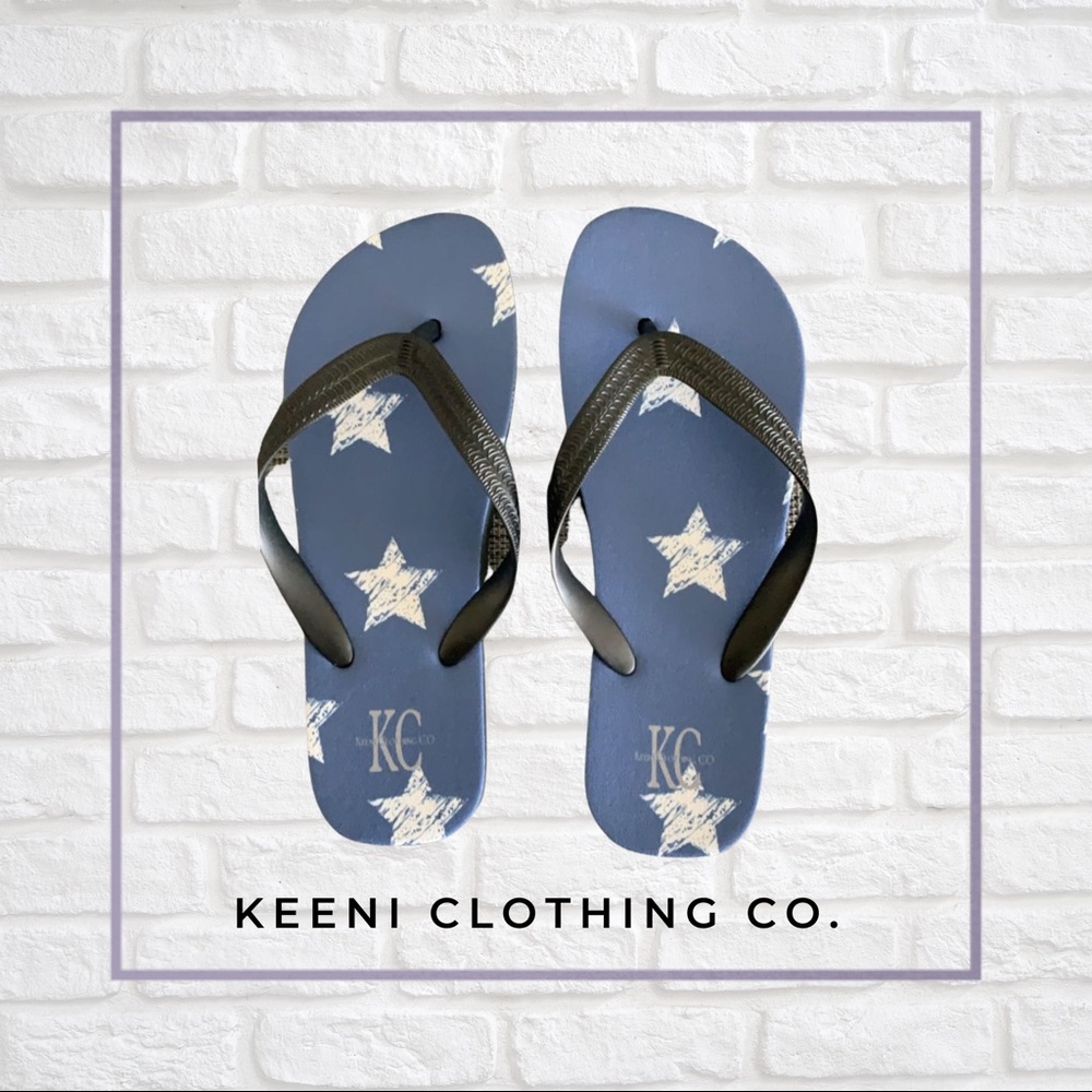 Shooting Star Flip Flops